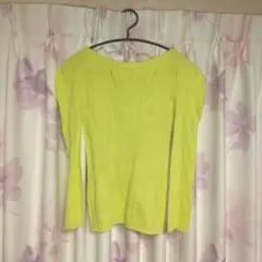 社交ダンスChacottノーソウイング蛍光イエロートップス