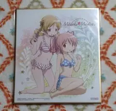 まどマギ：色紙アート『鹿目まどか＆巴マミ』　#魔法少女まどかマギカ