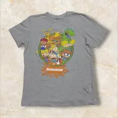 ニコロデオン キャラクター Tシャツ US古着 メンズ L