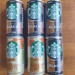 スターバックス 缶コーヒー 6本（ブラック4本・キャラメルラテ2本）のサムネイル