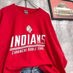 アメリカ古着 2XL プリントtシャツ チームシャツ 赤 ヴィンテージ