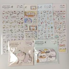 mochimochiFRIENDS シール フレークシール GAIA スノーマン