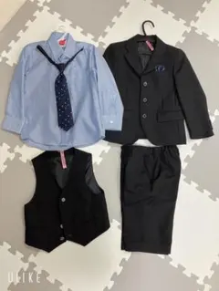 卒園式 入園式 入学式 子供 フォーマル スーツ 男の子 110cm 5点セット