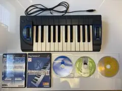 PS2 キーボードマニア専用コントローラー、専用ソフト、サントラCDのまとめ売り