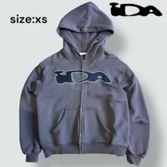ida ジップフーディー　ライトブルー ida ジップフーディーライトブルー