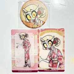 ハズビンホテル チャーリー 和服缶バッジ・カード 2点セット - メルカリ