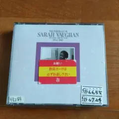 SARAH VAUGHAN 2枚組CD ベスト サラ・ヴォーン
