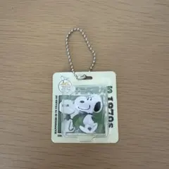 スヌーピー キーホルダー ガチャガチャ グリーン