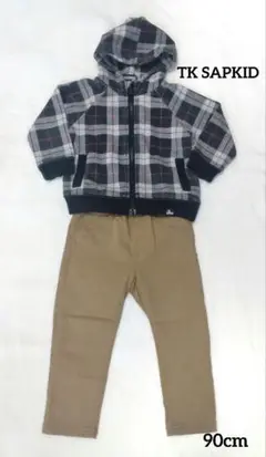 90cm TK SAPKID他 パーカー パンツ 2点おまとめセット
