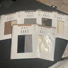 定価1100円6セット★DAKS ガーターストッキング22センチ〜24センチ