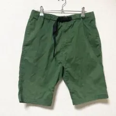 ジーユー　ハーフパンツ　 ショートパンツ　M グリーン　オリーブ　緑　春夏