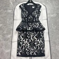 美品♡タダシショージ ペプラム レース ワンピース ノースリーブ M相当