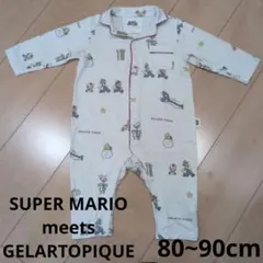 スーパーマリオ ロンパース 80~90cm