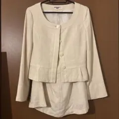 NATURAL BEAUTY BASIC アイボリーセットアップ Sサイズ