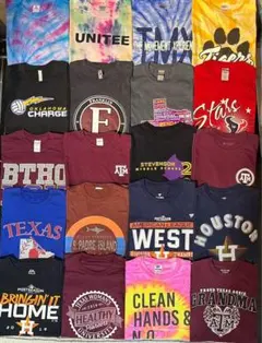 アメリカ直輸入古着 プリントTシャツ メンズ S/M 20枚セット まとめ売り