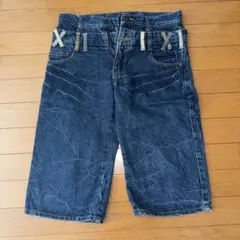 デニムハーフパンツ　150cm