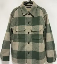 UNIQLO ユニクロ オーバーシャツジャケット グリーン メンズ S