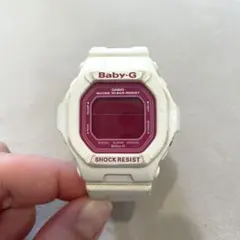 baby-g ホワイト×ピンク