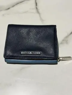 MICHAEL KORS 二つ折り財布 ネイビー/ブルー