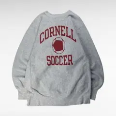 【90s】チャンピオン　リバースウィーヴ　USA製　3段カレッジロゴ　スウェット