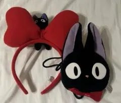 正規品⭐︎ジブリパーク限定⭐︎魔女の宅急便 ジジ キキカチューシャ 2点セット