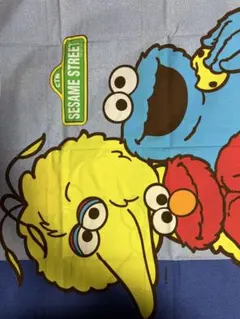 セサミストリート　SESAME STREET ビンテージシーツ アメキャラ　生地