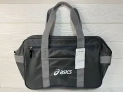 【新品タグ付】asics (アシックス)スクールバッグ グレーのサムネイル