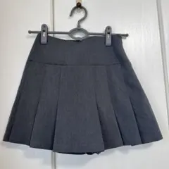 ダークグレー キュロットスカート Fサイズ