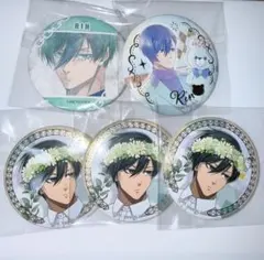 バラ売り可 ブルーロック 糸師凛 缶バッジ 5点セット まとめ売り