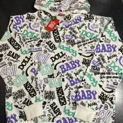 BABY DOLL総柄パーカートレーナー