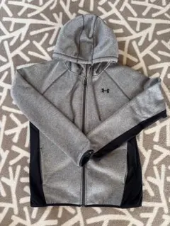 Under Armour ColdGear フード付きパーカー LG グレー