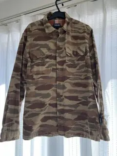 patagonia パタゴニア 迷彩 カモ柄 フィヨルドフランネルシャツ S