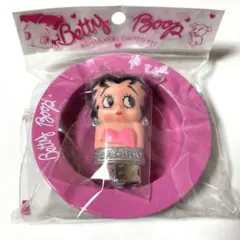 当時物 ベティブープ Betty Boop 灰皿 ライター セット ピンクレトロ