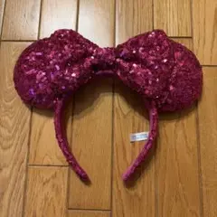 ミニーちゃん カチューシャ スパンコール ミニーマウス