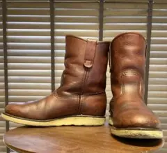 【97年製 REDWING ペコス US7.5E】四角犬タグ レッドウイング