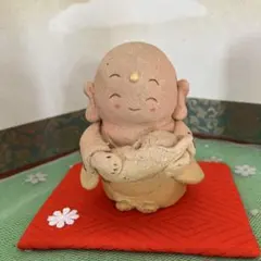 地蔵 お地蔵さん 花 しあわせ 家族 お守り 陶人形 置物 - メルカリ