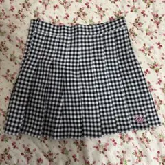 treat ürself Tü pleats mini skirt チェック