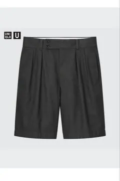 即完品 UNIQLO U ワイドフィットタックチノショーツ