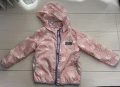 ミキハウスピクニックPicnic 110チェック柄フード付きジャケット