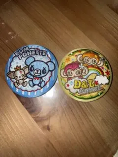 刺繍缶バッジ　ナルミヤ