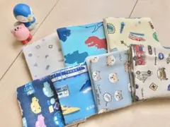 【入園入学SALE】男の子ミニミニガーゼハンカチ7枚セット【柄色おまかせ】