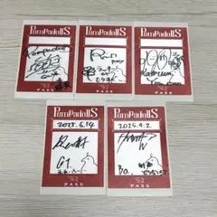 PompadollS パスステッカー メンバー全員直筆サイン入り - メルカリ