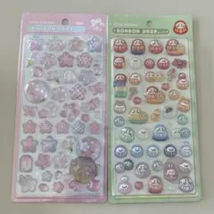 【正規品】BONBON DROP 立体シール 2シートセット