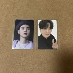 BTS ユンギ SUGA memories cinema トレカ　2枚