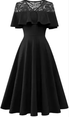 ワンピース　パーティードレス　レディースお呼ばれ　AラインMサイズ