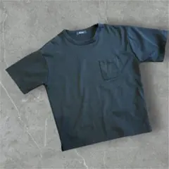 Nano Universe Tシャツ 胸ポケット 黒　Lサイズ