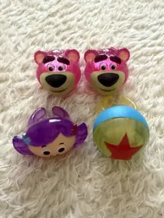 ピクサーファッションリングロイヤルクリア 4個セット
