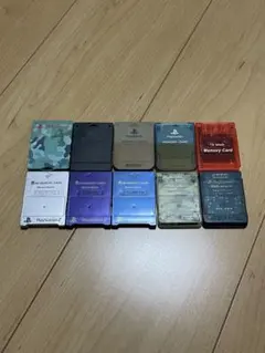 PS1 PS2 メモリーカード 10個 セット