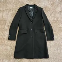 INES DE LA FRESSANGE ダークブラウン チェスターコート L