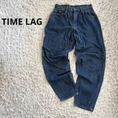 【希少】90s TIME LAG ワイド テーパードデニム パンツ 日本製